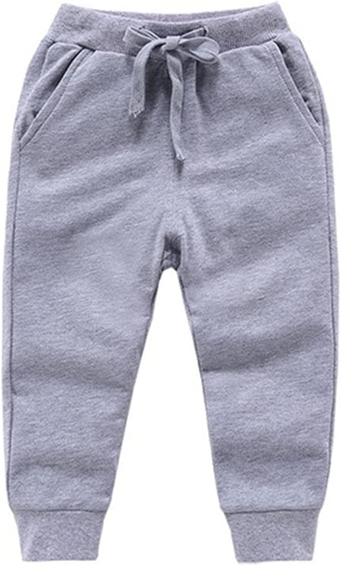 CuteOn Unisex Toddler Jogger Pants Kids Cotton Elastic Waist Winter Baby by CuteOn