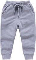 CuteOn Unisex Toddler Jogger Pants Kids Cotton Elastic Waist Winter Baby by CuteOn
