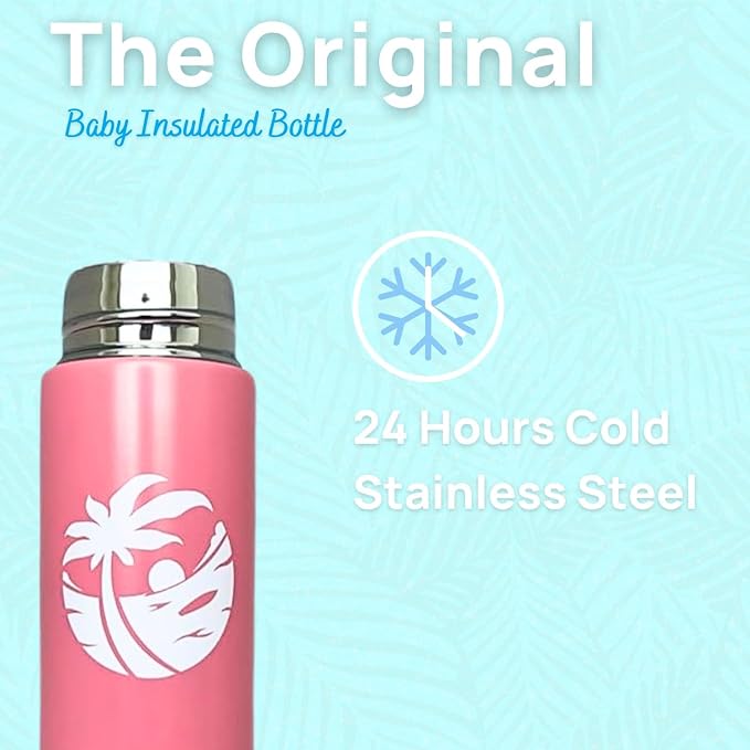 Waiu Insulated Stainless Steel Baby Bottle BPA-Free | Keeps Drinks Hot - Image 2