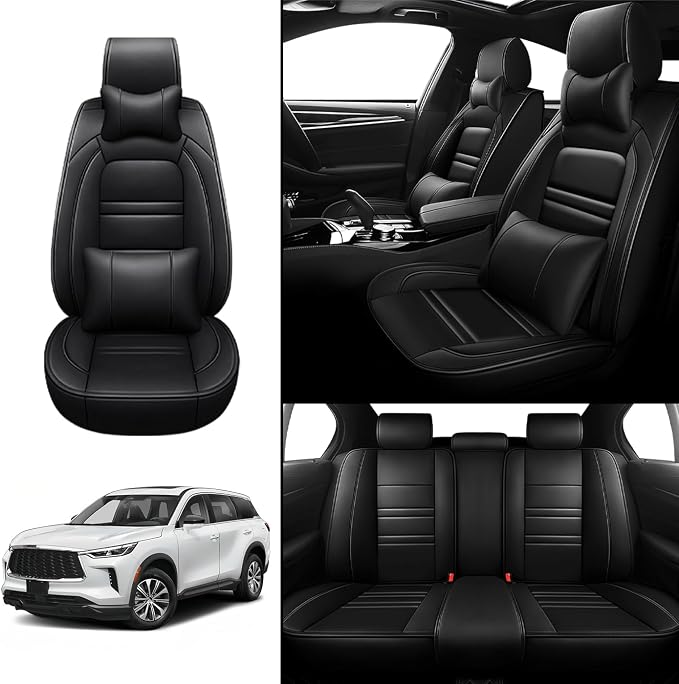 Car Seat Covers for Infiniti qx60 2014-2025 | 5-Seats Seat Covers, Waterproof - Image 2