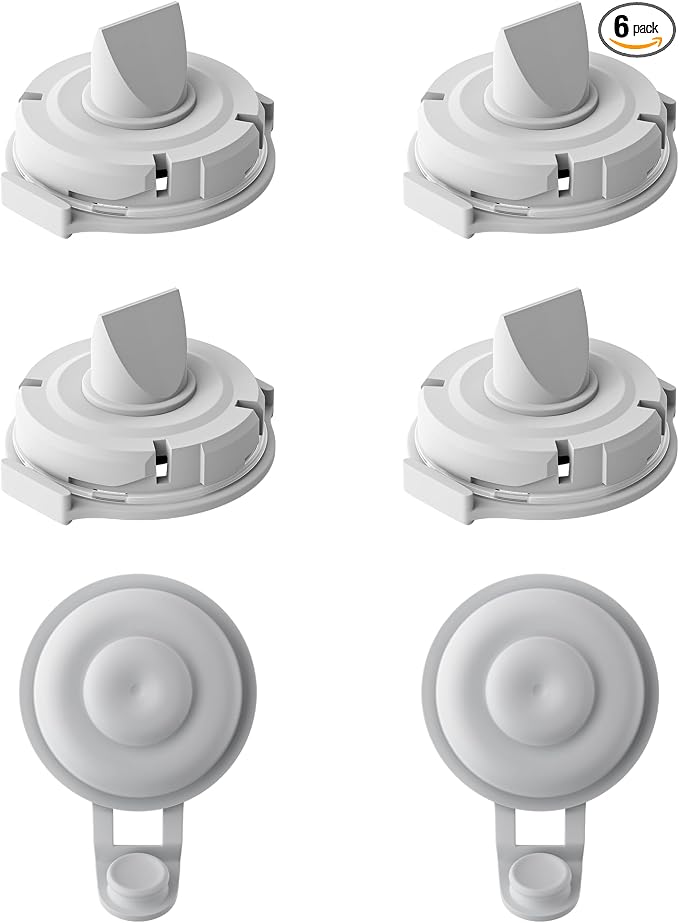 4 PC Duckbill Valves and 2 PC Silicone Diaphragms Compatible by TOVVILD