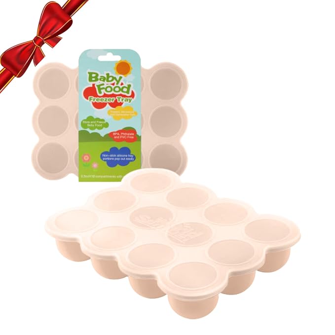 Samuelworld Baby Food Storage Container, 12 Portions x 2.5oz by Samuelworld