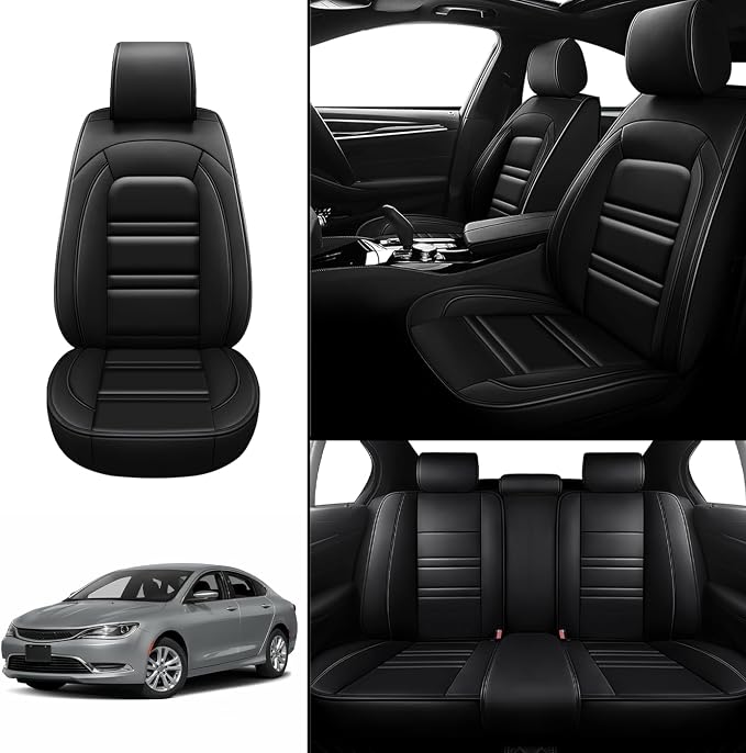 Seat Covers for Chrysler Car 200 2011-2017 | 5-Seats Leather Seat Covers - Image 2