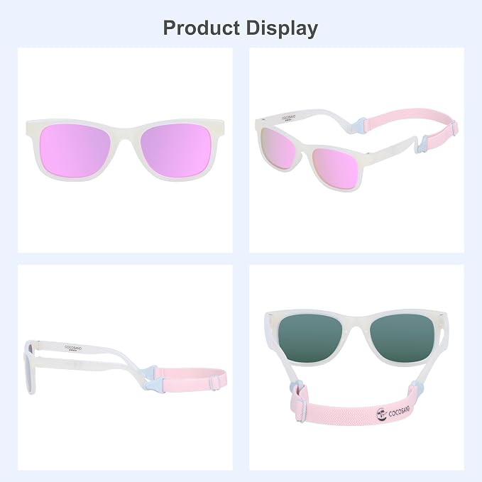 COCOSAND Flexible Baby Sunglasses - Image 6
