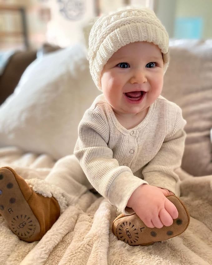 Funky Junque Baby Winter Hat – Cute Newborn Hats, Cozy Warm Infant Beanie - Image 2
