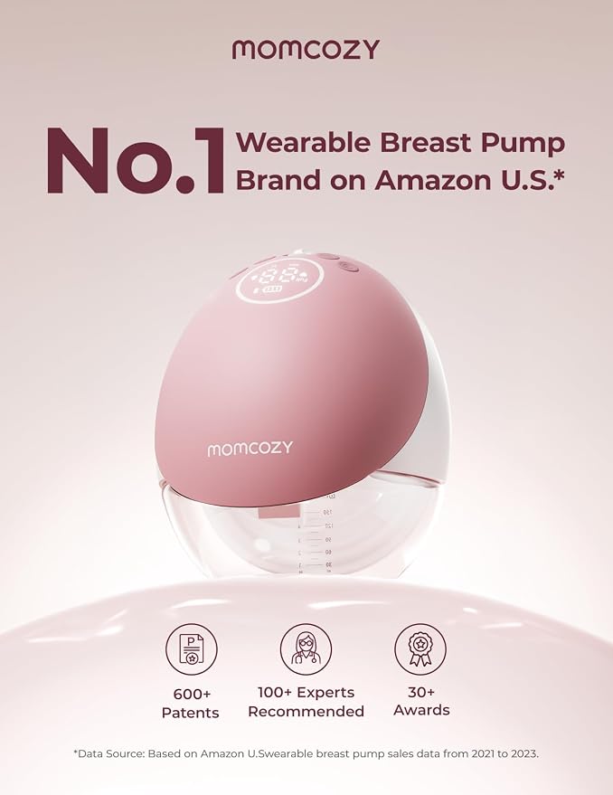 Momcozy Breast Pump Hands Free Upgraded Mobile Flow | M9, App Discreet Control - Image 8