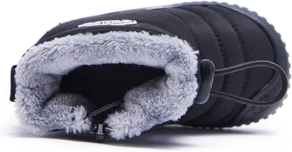 BMCiTYBM Toddler Baby Snow Boots Winter Shoes Boys Girls Cold Weather Baby Faux - Image 4
