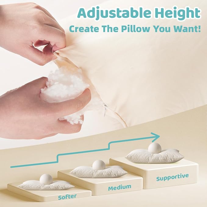 LOFE Organic Pillow with Pillowcase - Image 3