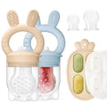 2 Packs Baby Fruit Feeder & Freezer Tray Combo, Push Pop Baby Food Feeder to by ChooKaChoo