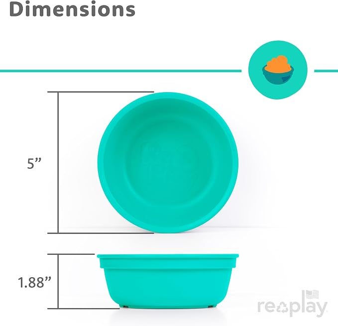 Re-Play 12 oz. Toddler Bowls Set of 4 - Image 9