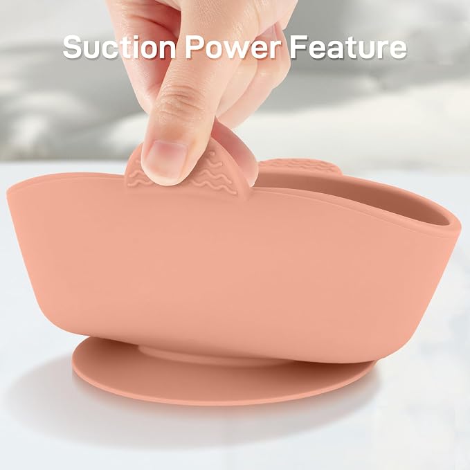 3 Pack Baby Bowls with Suction, Stay Put Silicone Suction Bowls - Image 5