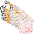 TSD Baby Bibs Waterproof Feeding Bibs 5pack Adjustable Mealtime Poctet Bib by Unknown