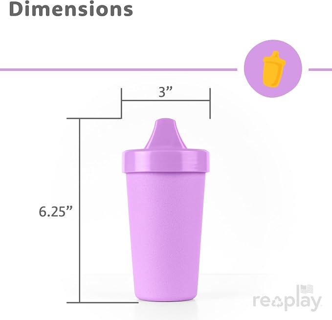 Re-Play Sippy Cups for Toddlers - 10 Oz. Reusable Spill Proof Cups for Kids - Image 9