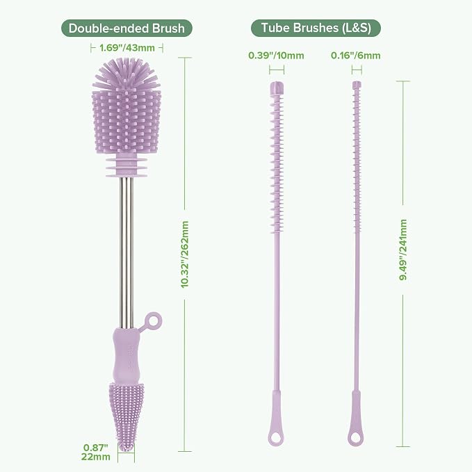 haakaa Silicone Cleaning Brush Kit - Image 8