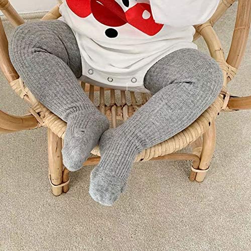 CECORC Baby Girls Tights Toddler Cable Knit Leggings Thick Cotton Infant - Image 4
