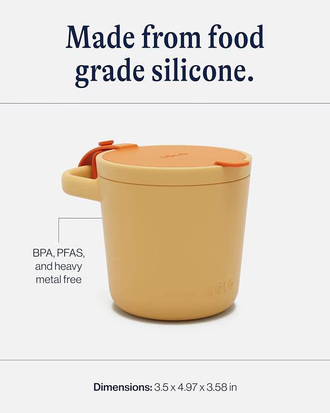 Lalo Snack Cup - Mess-Free Silicone Snack Cups - Image 4