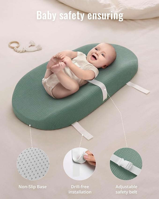 Blissful Diary Muslin Baby Changing Pad - Image 7