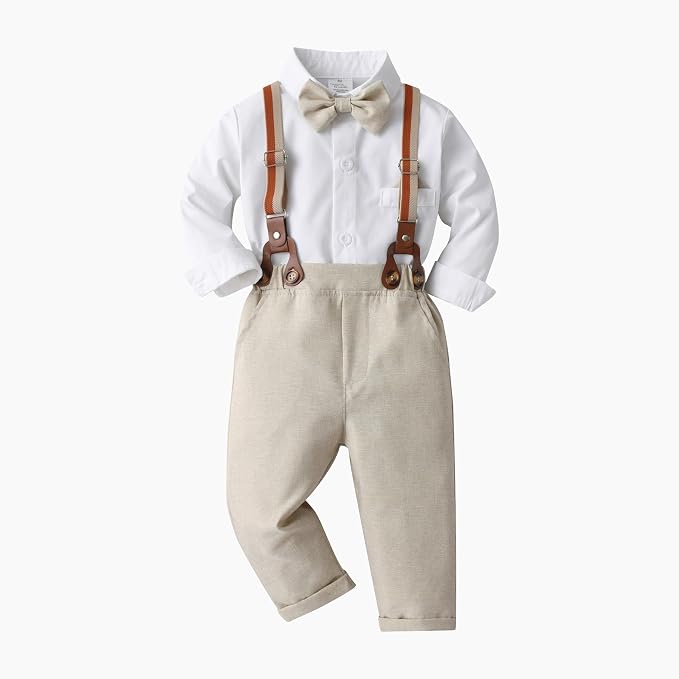 Boarnseorl Baby Boys Pants Sets, Toddler Gentleman Outfits, Infant Long Sleeve - Image 3
