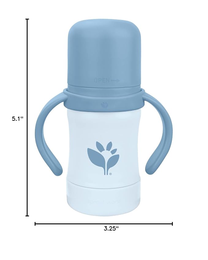 Green Sprouts® Sprout Ware® Sip & Straw 6oz., Plant-plastic, Platinum-cured - Image 5