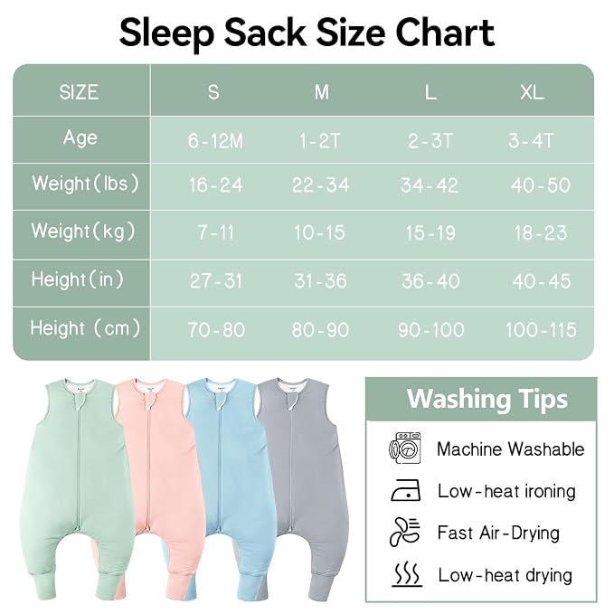 Rayon Made From Bamboo Sleep Sack 12-24 Months 0.5 Tog Ultra Soft Summer - Image 7