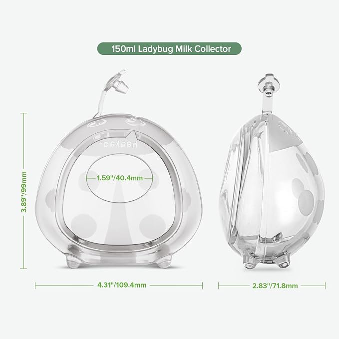 haakaa Ladybug Silicone Breast Milk Collector - Image 7