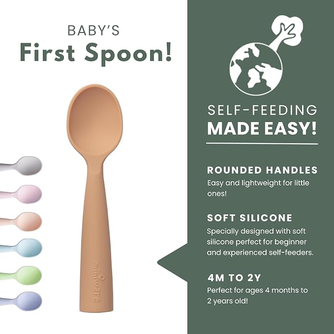 Miniware Silicone Baby Spoon for Training - Image 2