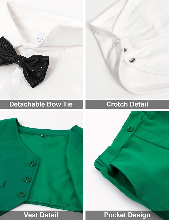 A&J DESIGN Baby Boy Suits Clothes Infant Toddler Formal Gentleman Outfits - Image 4