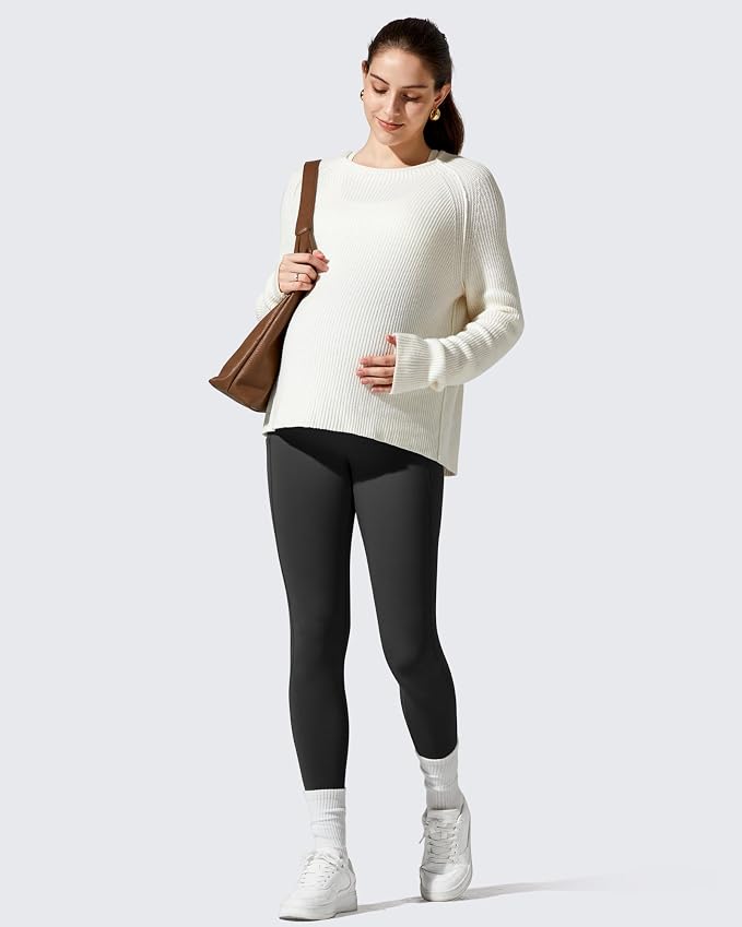 G4Free Barefeel Fleece Lined Maternity Leggings - Image 5