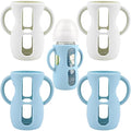 4 Pack Silicone Sleeves for Avent Natural Glass Baby Bottles, Silicone and by Unknown
