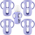 4 Pack Silicone Sleeves for Avent Natural Glass Baby Bottles, Silicone and by Unknown