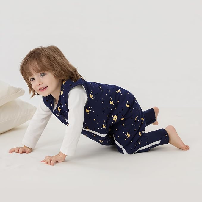 Duomiaomiao 2.5 TOG Toddler Sleep Sack 12-24 Months 100% Cotton Winter Side - Image 7