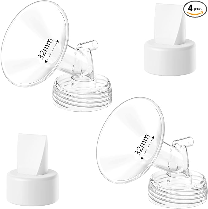 4pack Breast Pump Parts, for Spectra S2 S1 9 Plus Parts, Replace to Spectra by Unknown