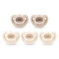 NUK 100% Silicone Comfy Orthodontic Pacifiers, 0-6 Months, Neutral Fashion by NUK