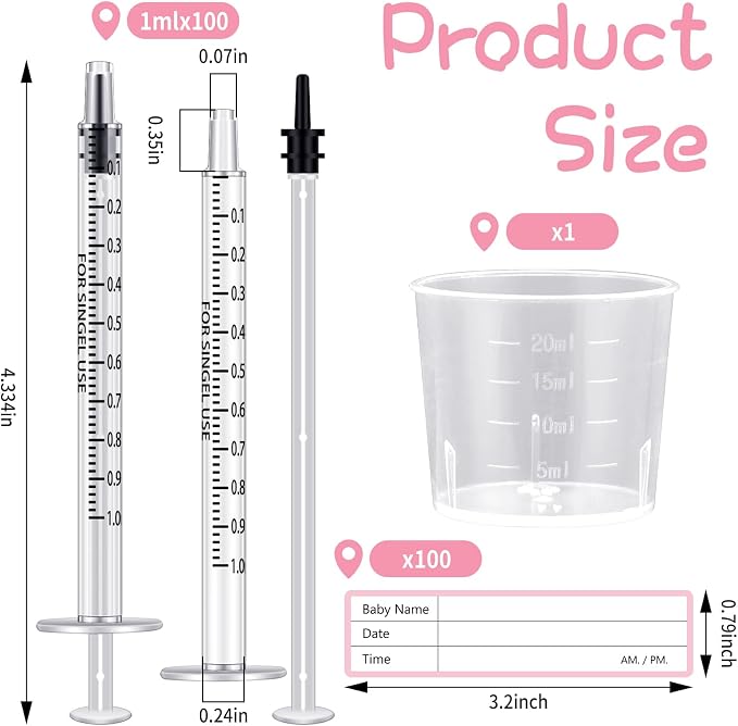Trelaco Colostrum Collector Kit Include Sterile Sealed Breast Milk Syringes - Image 2