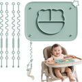 1 Pack Silicone Mat for Babies, Baby Placemat Built-in Suction Base and by Unknown