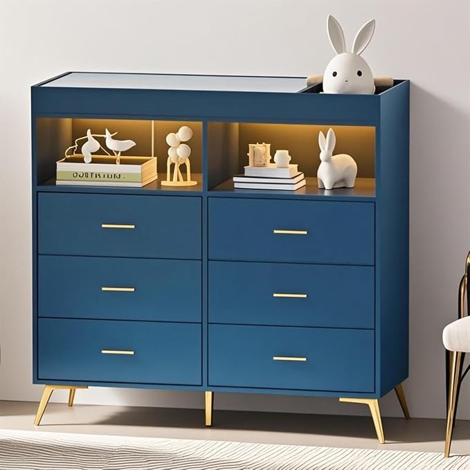 Changing Table Dresser with Drawers, Baby Dresser with Changing Table Top - Image 2