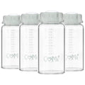 COMI Natural Glass Baby Bottle, Standard Neck Breastmilk Storage Bottle by COMI