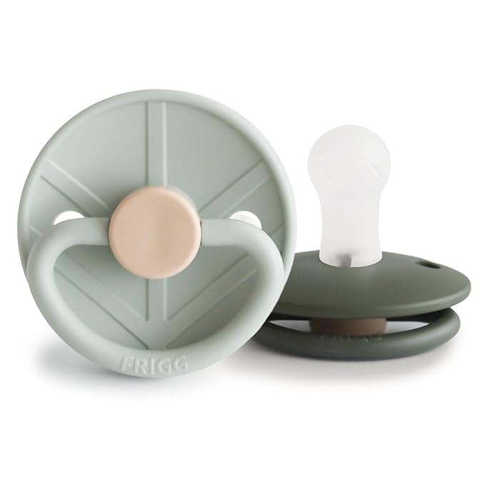 FRIGG Little Viking SilkySoft Silicone Baby Pacifier 2-Pack | Made in Denmark | by mushie