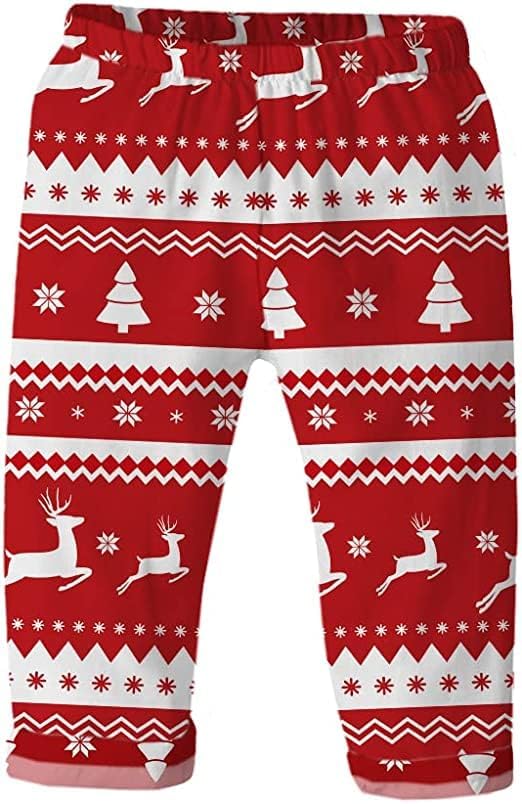 Schbbbta Family Matching Pajamas Holiday Sleepwear Long Sleeve Pjs Sets - Image 3