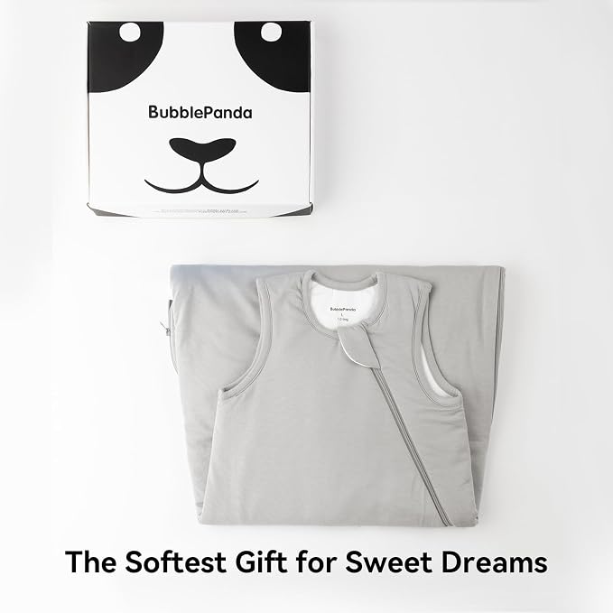 BubblePanda Rayon Made from Bamboo Sleep Sack 0-6 Months 0.5 Tog Soft Newborn - Image 6