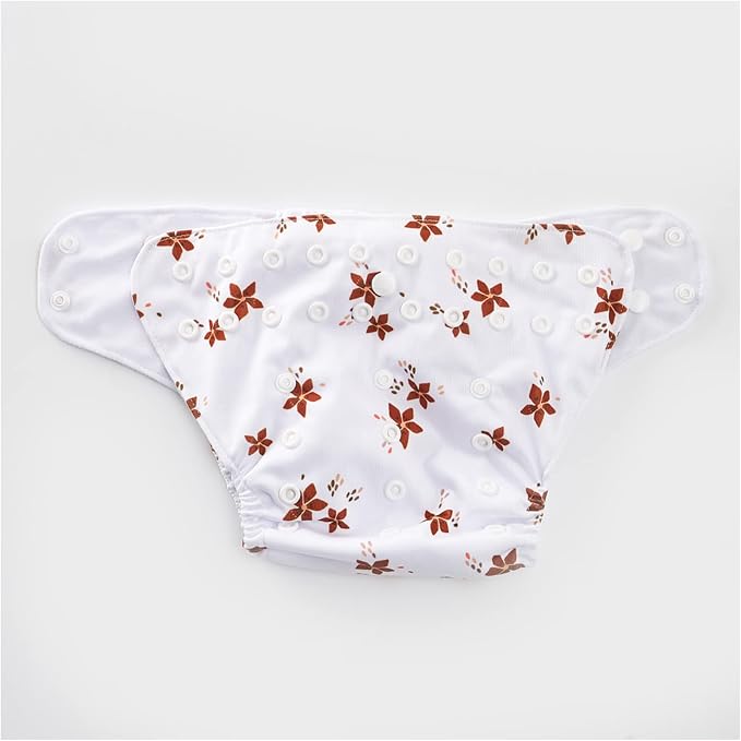 HappyFlute 9 Sets Newborn Baby Cloth Pocket Diapers One Size Adjustable Reusable - Image 5