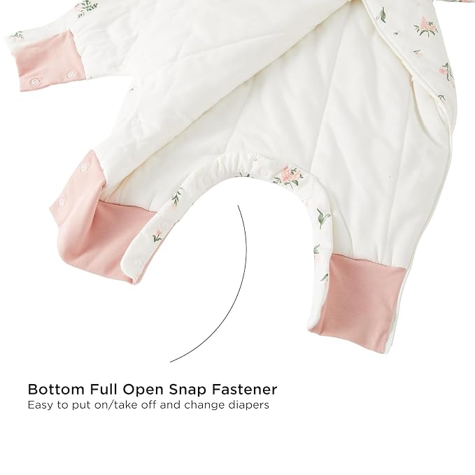 Duomiaomiao 3.5 TOG Toddler Sleep Sack 12-24 Months 100% Cotton Winter Side - Image 4