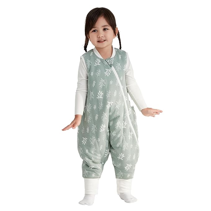 Duomiaomiao 2.5 TOG Toddler Sleep Sack 36-48 Months 100% Cotton Winter Side by DuoMiaoMiao