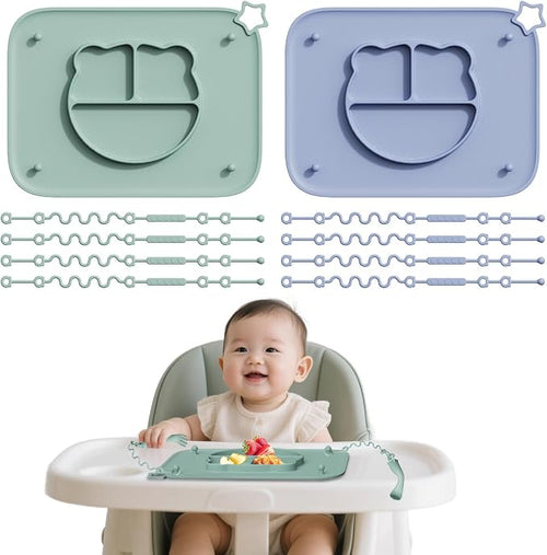 2 Pack Silicone Baby Placemats by Unknown