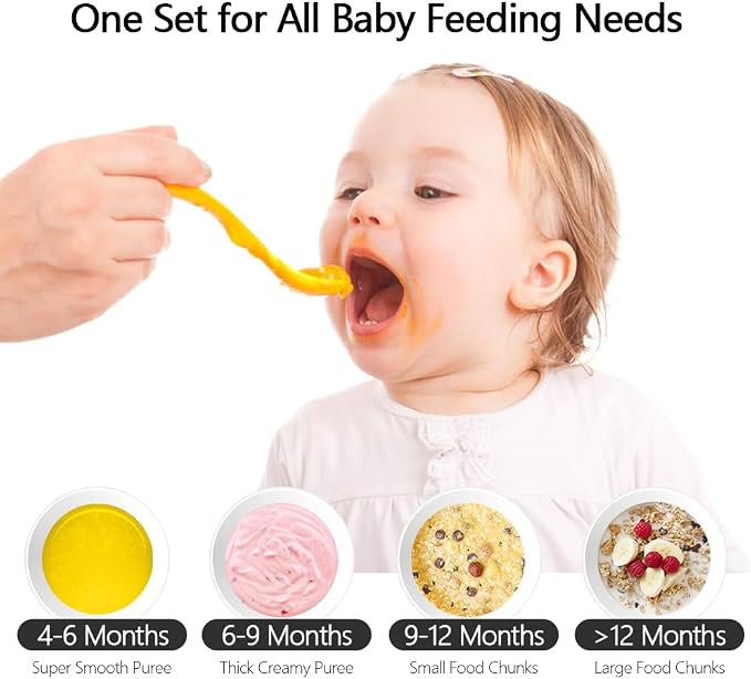 Baby Food Maker Mini Cute and Small Food Processor Puree Blender Grinder - Image 4