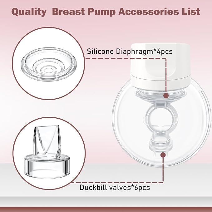 6pcs Duckbill Valves and 4pcs Silicone Diaphragm Compatible - Image 3