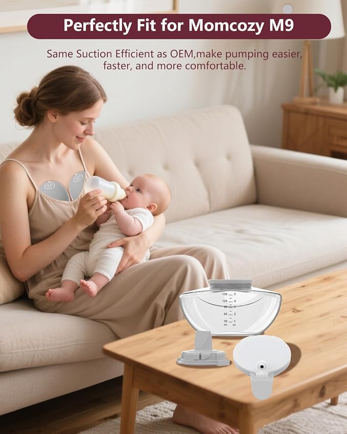 4PC Upgraded M9 Breast Pump Replacement Part, Including 2pcs Duckbill Valve and - Image 7