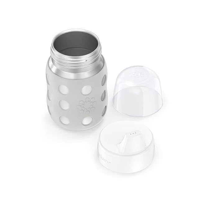 Lifefactory 8-Ounce Stainless-Steel Vacuum-Insulated Wide-Neck Baby Bottle - Image 4