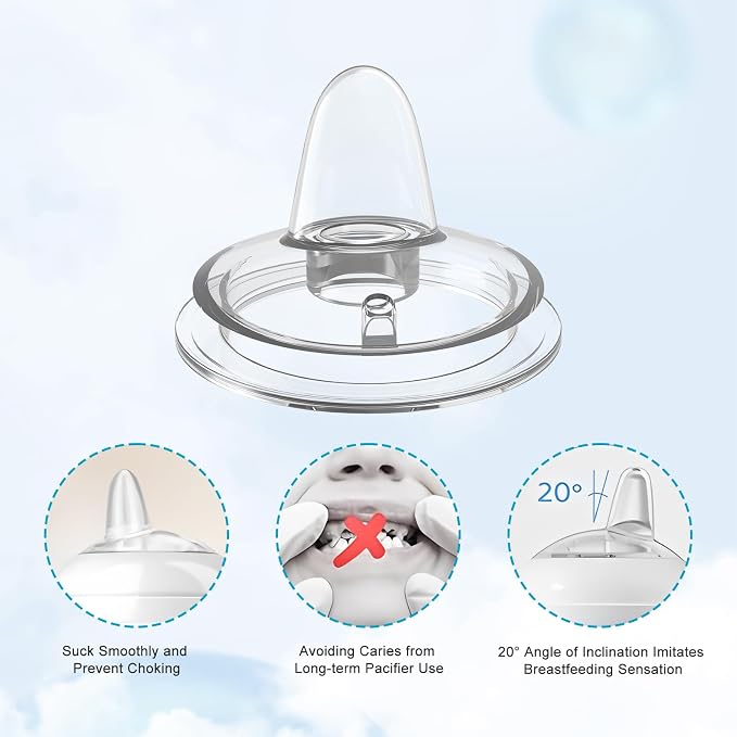 Sippy Spout Nipples for Philips Avent Baby Bottles, Natural Trainer Sippy Cup - Image 6