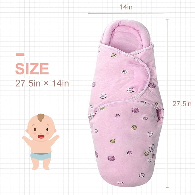 Premium Soft Cotton Baby Swaddle Blankets, Baby Blanket Wrap - Image 2